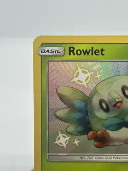 Pokemon TCG Rowlet SV2/SV94 Hidden Fates: Shiny Vault Holo Rare NM - Image 2