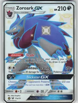 Pokemon TCG Zoroark GX - 77a/73 Promo Alternate Art Promos 077a/073 - Image 1