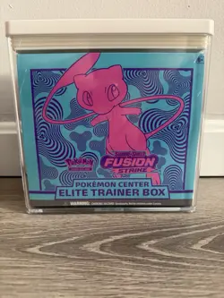 Pokemon Center Exclusive S & S Fusion Strike ETB FACTORY SEALED with case - Image 1