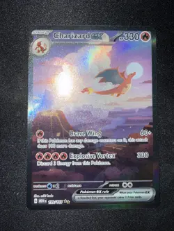 Pokemon TCG Charizard EX 199/165 Scarlet & Violet 151 Special Illustration Rare - Image 3