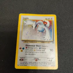 Lugia 9/111 Neo Genesis Holo Raw Pokemon Card - Image 1