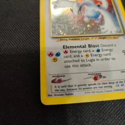Lugia 9/111 Neo Genesis Holo Raw Pokemon Card - Image 2