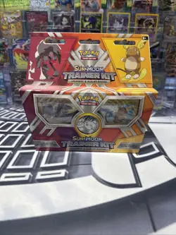 Pokemon TCG: Sun & Moon Trainer Kit Lycanroc & Alolan Raichu Card Game 820650802102 - Image 1