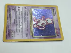 Mewtwo 10/102 Holo Rare Base Set Unlimited Pokemon Card - Image 2