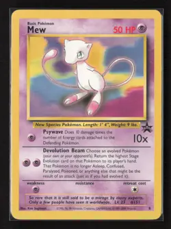 Mew 8 Promo WoTC Promo Pokemon Card - Image 1