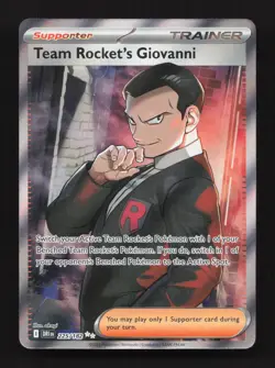 Team Rocket's Giovanni 225/182 Ultra Rare SV10: Destined Rivals Pokemon Card - Image 1