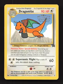 Dragonite (Movie Promo) 5/53 Promo WoTC Promo Heavily Played Pokemon Card - Image 1