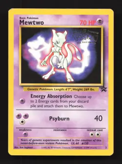 Mewtwo (Movie Promo) 3/53 Promo WoTC Promo MP Pokemon Card - Image 1