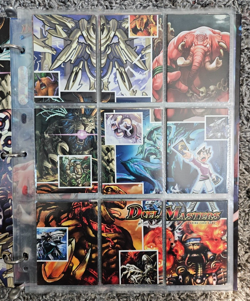 DUEL MASTERS 2004 TRADING CARD GAME BINDER + 7 Complete Puzzles - Image 3
