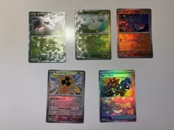 Lot Of 5 Prismatic Evolutions Poke Ball Holo Pokemon Cards - Near Mint - Image 1