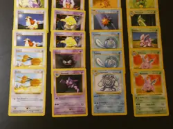 28x Lot Base Set SHADOWLESS 1999 Pokemon Cards: Haunter, Nidorino, Poliwhirl! LP - Image 3
