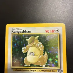 Pokemon TCG Kangaskhan Jungle Holo Card 5/64 Unlimited Rare, LP/MP Condition - Image 2