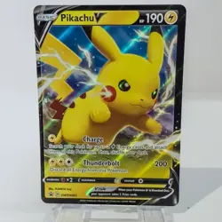Pikachu V SWSH061 SWSH: Sword & Shield Promo Cards Holo - Pokemon Card - Image 1