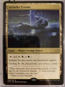 Indatha Triome - IKO - NM - MTG Triome Land - Ikoria Abzan - Magic The Gathering - Image 1
