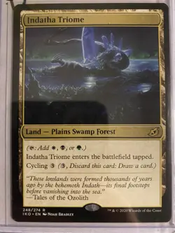 Indatha Triome - IKO - NM - MTG Triome Land - Ikoria Abzan - Magic The Gathering - Image 1