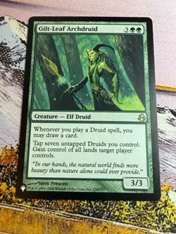 Gilt-leaf Archdruid Mtg The List Reprint - Image 1