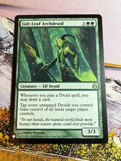 Gilt-leaf Archdruid Mtg The List Reprint - Image 3