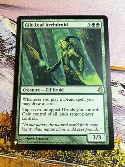 Gilt-leaf Archdruid Mtg The List Reprint - Image 4