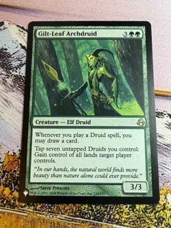 Gilt-leaf Archdruid Mtg The List Reprint - Image 5