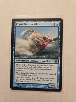 Crystalline Nautilus - Journey into Nyx - LP - Uncommon - Creature - MTG - Image 1
