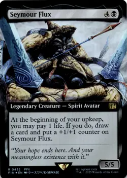 MTG Seymour Flux (Extended Art) Foil NM FINAL FANTASY Magic 452 - Image 1