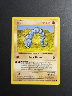 Shadowless Onix 56/102 Pokemon TCG WOTC Base Set - Image 1