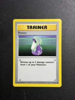 Pokemon TCG Potion Base Set 94/102 Regular Shadowless Card - Image 1