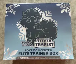 Sealed Pokemon Silver Tempest Pokemon Center Elite Trainer Box - Image 1