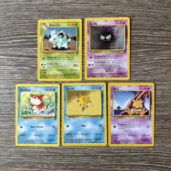 5x Pokemon Cards Wotc Vintage Card Bundle BASE SET 2 (46) - Image 1