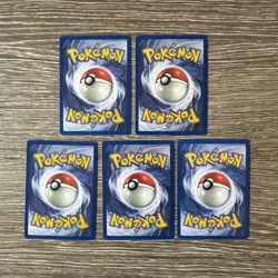 5x Pokemon Cards Wotc Vintage Card Bundle BASE SET 2 (46) - Image 2