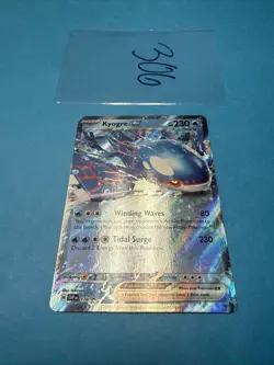 Pokemon TCG Kyogre EX 178 Scarlet & Violet Azure Legends Black Star Promo - Image 1