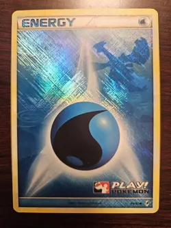 2011 Pokemon Call of Legends Lugia Water Energy #90/95 Play! Pokemon Promo - Image 1