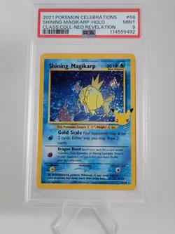 Pokemon - Shining Magikarp - Celebrations CC - 66/64 - Holo Rare - PSA 9 Mint - Image 3