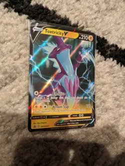 Pokemon TCG Toxtricity V Sword & Shield SWSH017 Black Star Promo Ultra Rare NM24 - Image 2