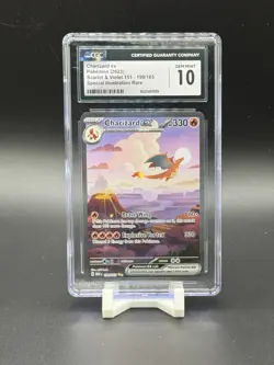 Charizard Ex Special Illustration Rare Cgc 10 Gem Mint 199/165 Pokemon 151 2023 - Image 1