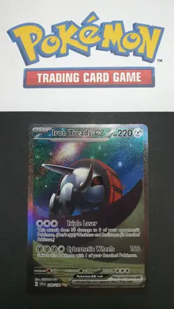 Pokemon: Iron Treads ex 248/198 Scarlet & Violet Base Illustration Rare Holo NM - Image 1