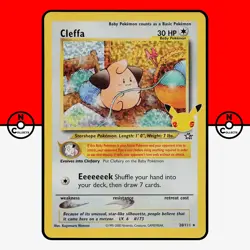 Pokemon Cleffa 20/111 Celebrations Classic Collection 25th Anniversary #1 NM - Image 1