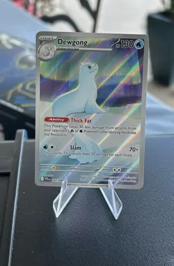 Pokemon TCG Dewgong 097/094 Illustration Rare Full Art Pack Fresh NM ENG - Image 1