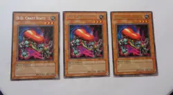 Playset: 3x D.D. Crazy Beast MFC-019 (Rare, Unlimited, Light Played / LP) Yugioh - Image 1