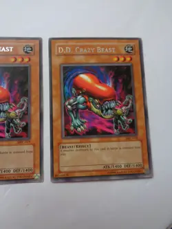Playset: 3x D.D. Crazy Beast MFC-019 (Rare, Unlimited, Light Played / LP) Yugioh - Image 4