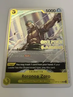 OnePiece TCG - Roronoa Zoro OP10-113 (Judge Pack Vol. 6) - Image 1