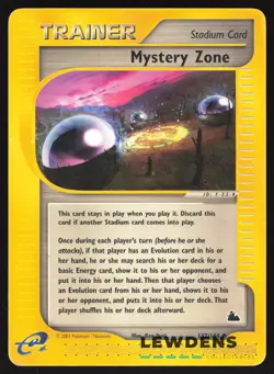 Mystery Zone - 137/144 - Uncommon - Skyridge - Pokemon Card - Image 1