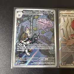 Pokemon Card Team Rocket's Ariana 224/182 and Weezing 199/182 Destined Rivals - Image 3