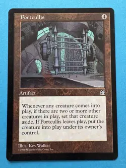 Magic The Gathering Portcullis Stronghold Regular Card LP MTG - Image 1