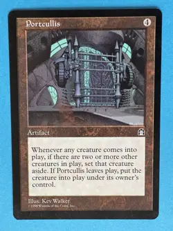 Magic The Gathering Portcullis Stronghold Regular Card LP MTG - Image 3