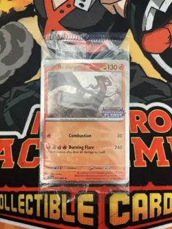 Sealed Reshiram 017/094 Phantasmal Flames Stamped Black Star Promo Card - Image 1