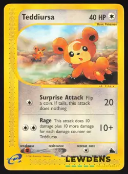 Teddiursa - 109/144 - Common - Skyridge - Pokemon Card - Image 1