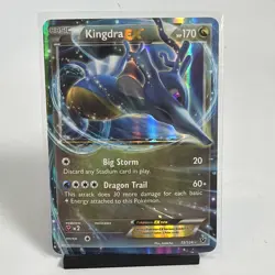 Kingdra EX 73/124 XY Fates Collide Holo Ultra Rare Pokemon Card LP-NM Card - Image 1