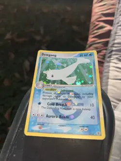 DEWGONG Pokemon Card EX RossoFuoco e VerdeFoglia Reverse Holo 3/112 Eng Rare - Image 1