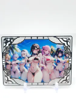 Goddess Story - Silver Metal Waifu Card - NUMBERED 106/200 - Image 1